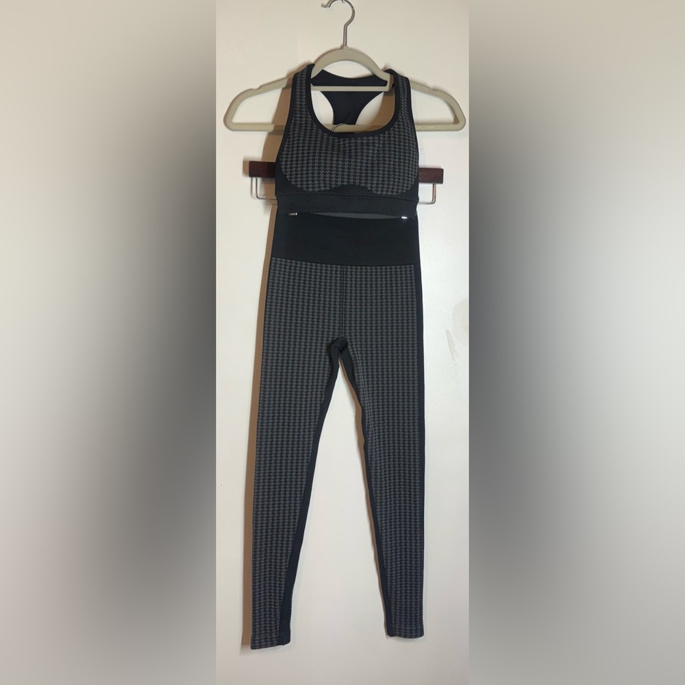 Fabletics SET Seamless High-Waisted Houndstooth L… - image 5
